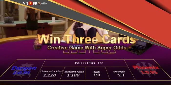 Chiến thuật chơi cược Win Three Card tại nhà cái VN88